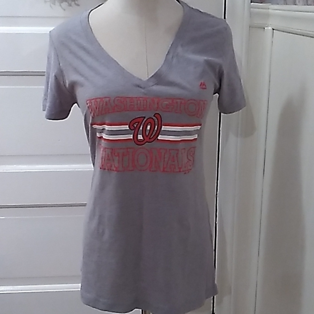 Majestic Washington Nationals large shirt